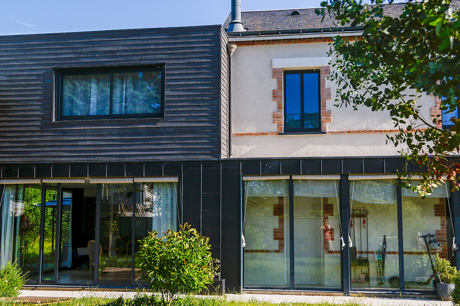 Extension d'une maison d'habitation à Tours Nord