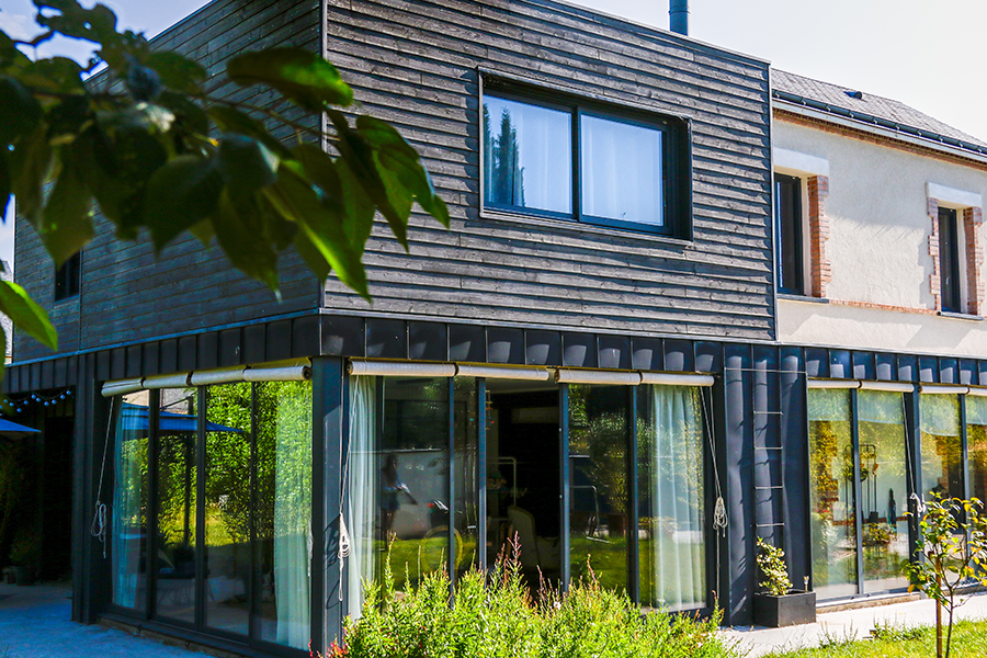 Extension d'une maison d'habitation à Tours Nord