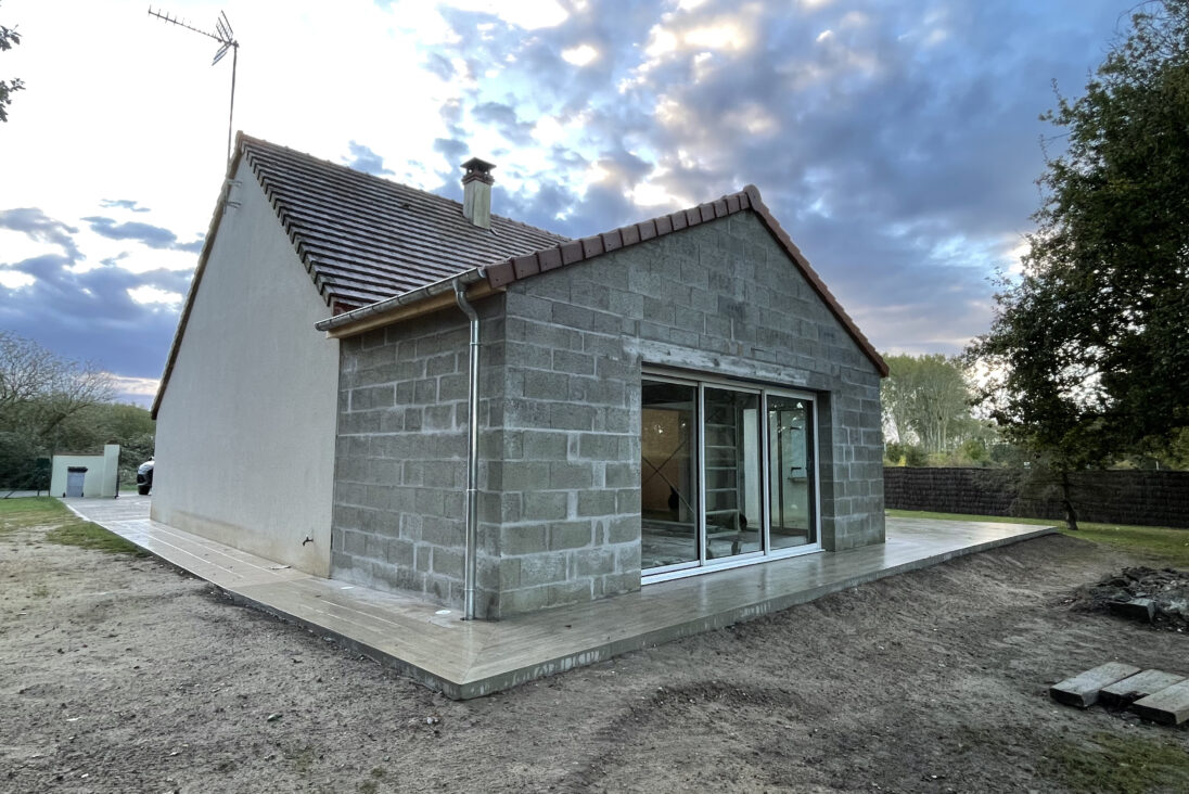 extension maison habitation cléré les pins